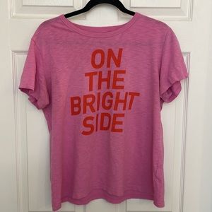 J. Crew women’s pink graphic tee size L
